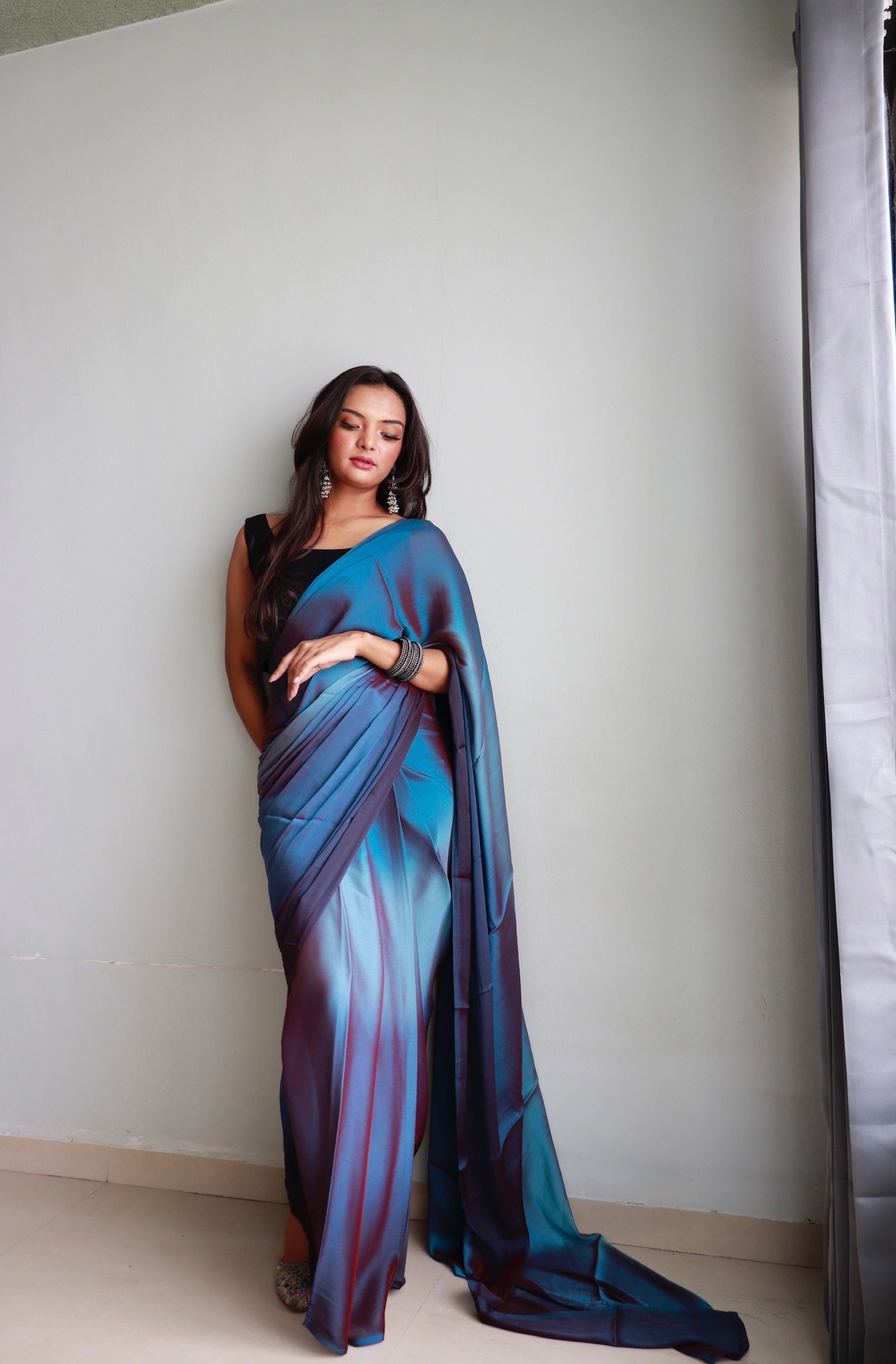 Convenient Pre-Stitched Sarees - Ready to Wear Glamour - Seasons India